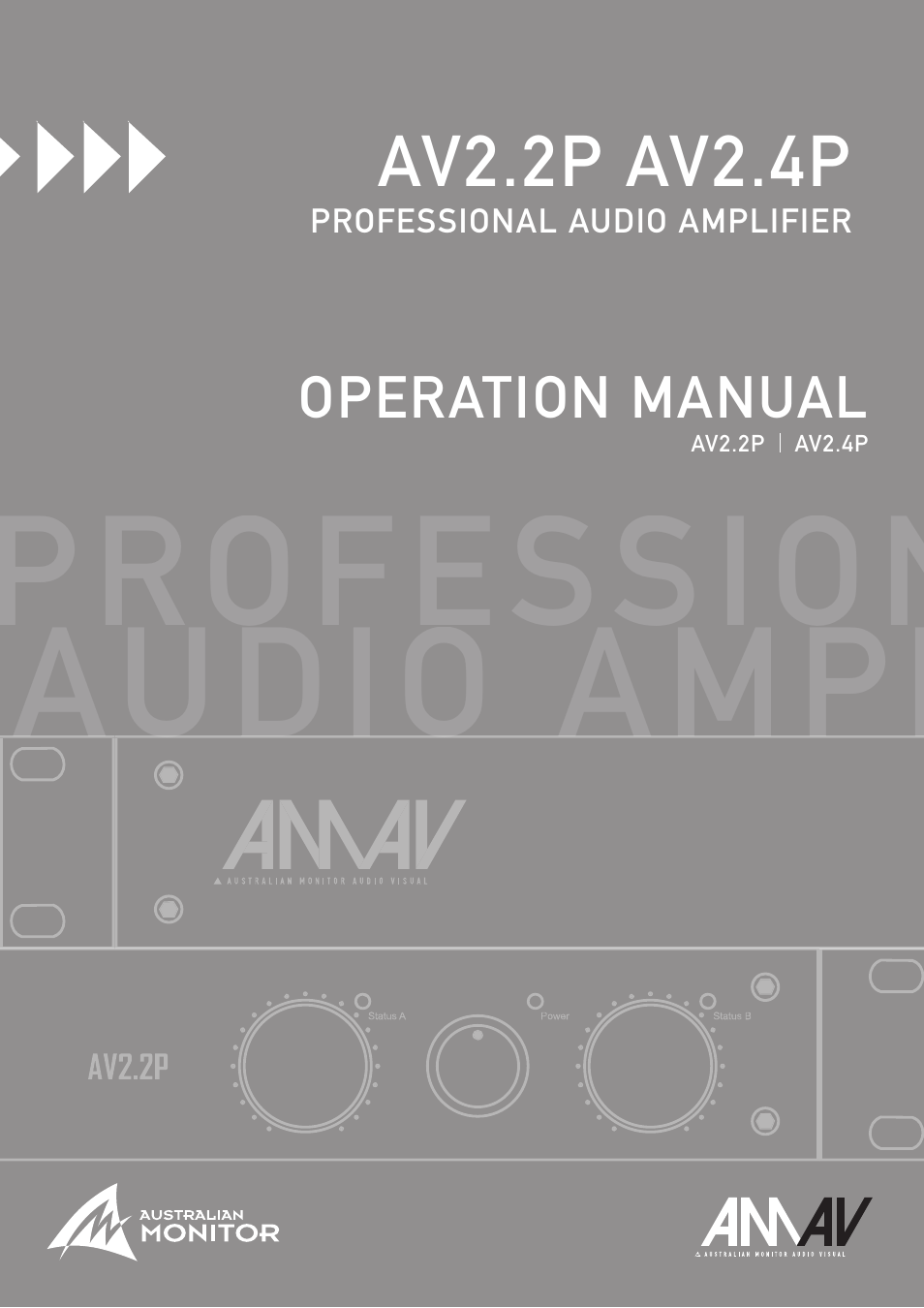 Australian Monitor AV2.4P User Manual | 12 pages