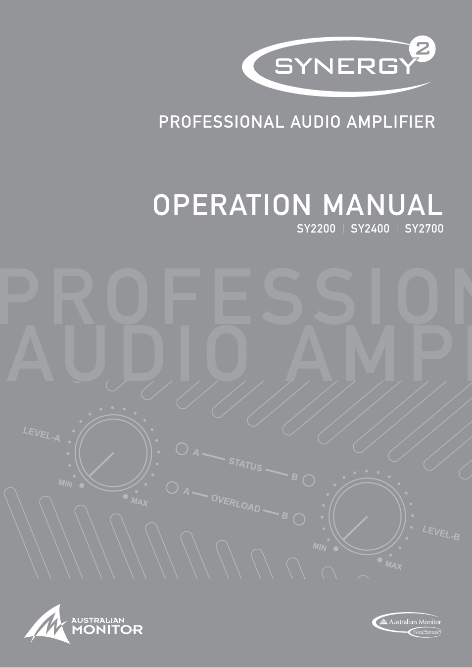 Australian Monitor SY2700 User Manual | 12 pages