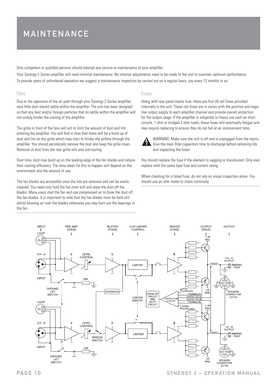 Pa g e 1 0 | Australian Monitor SY2700 User Manual | Page 10 / 12