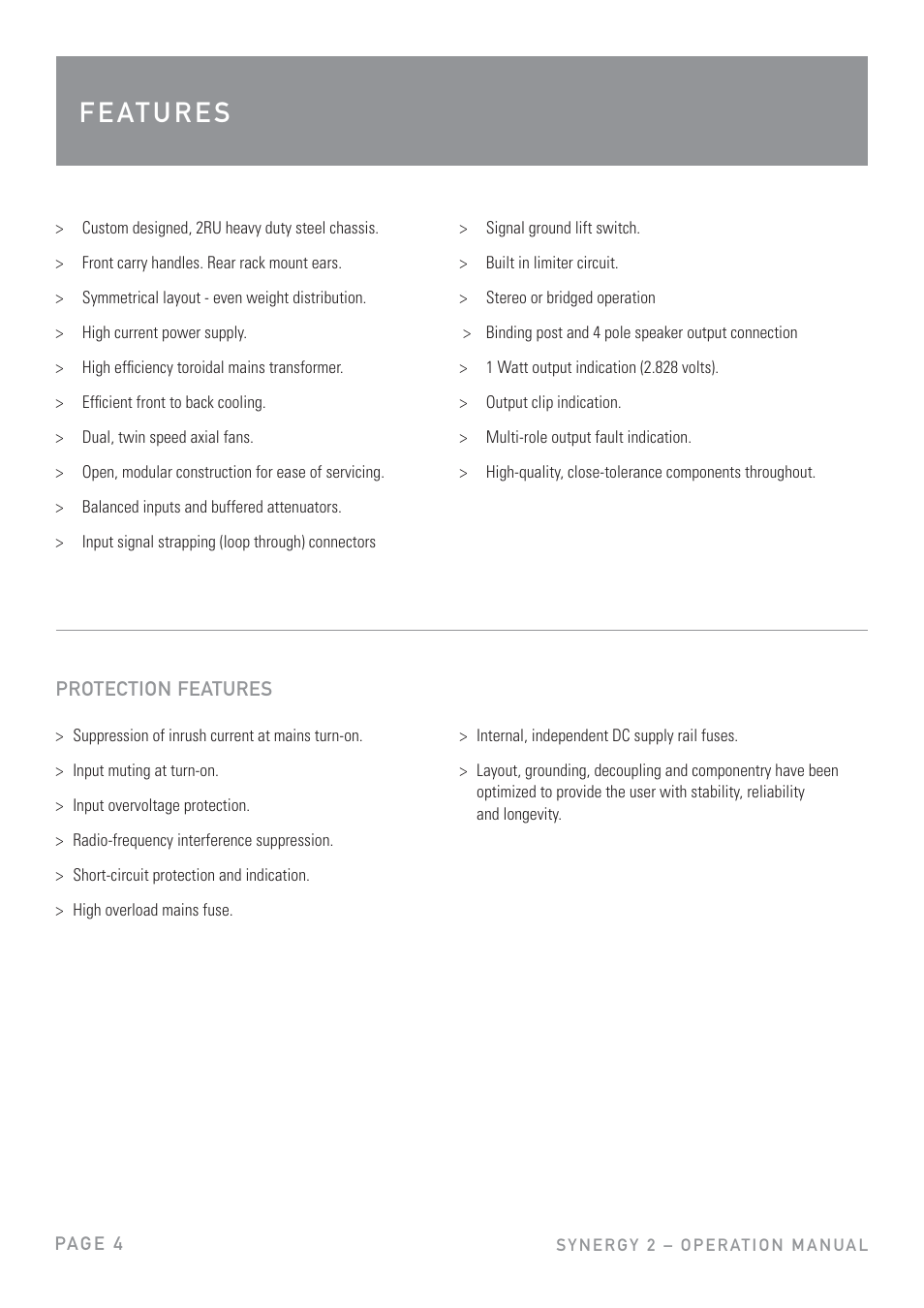 Australian Monitor SY2700 User Manual | Page 4 / 12