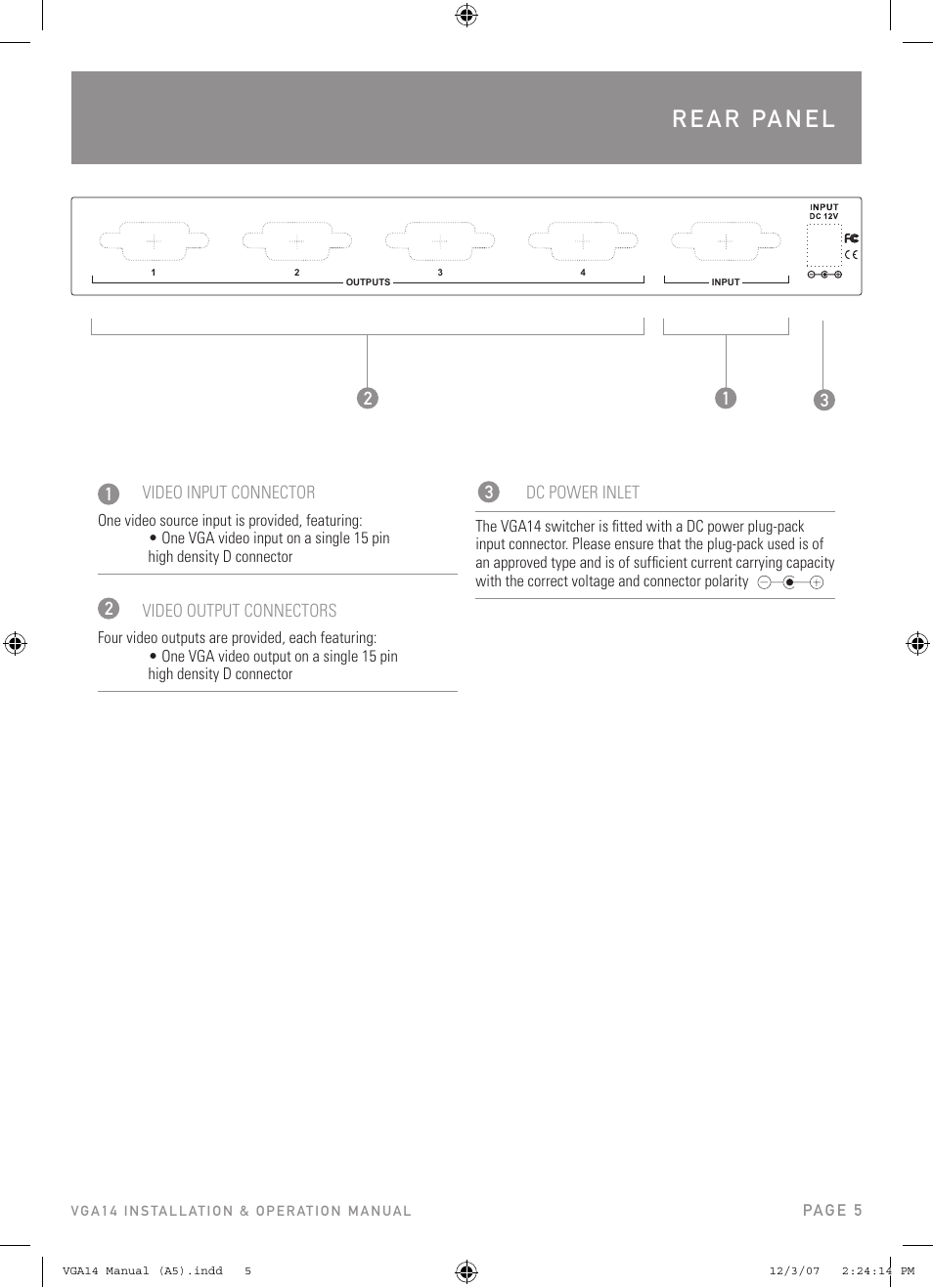 Australian Monitor VGA14 User Manual | Page 5 / 8