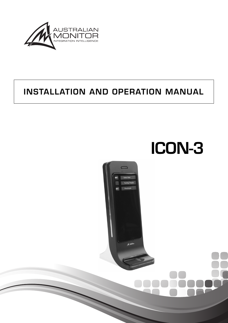 Australian Monitor ICON 3 User Manual | 8 pages