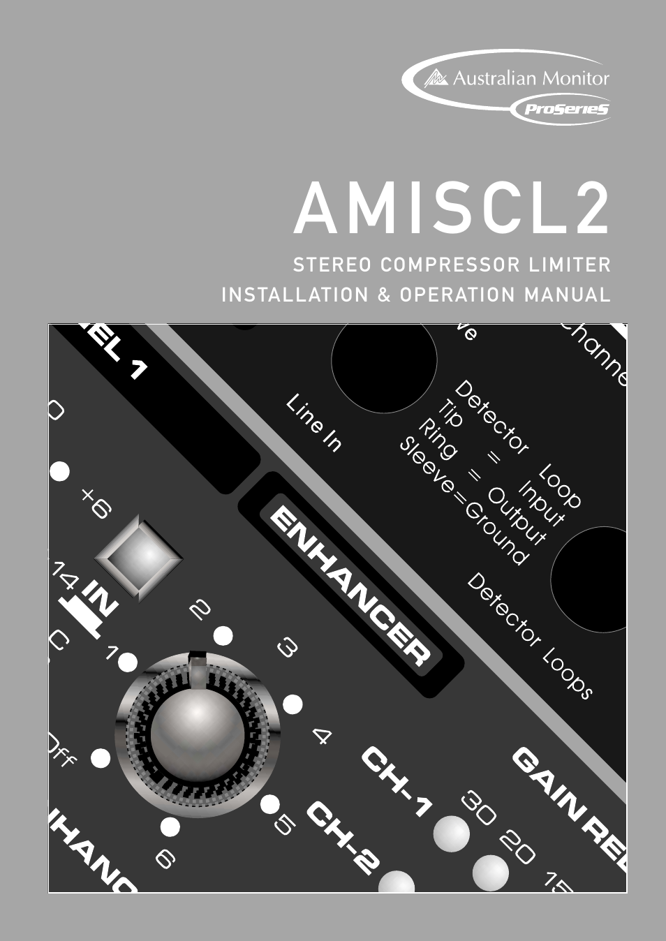 Australian Monitor AMISCL2 User Manual | 8 pages