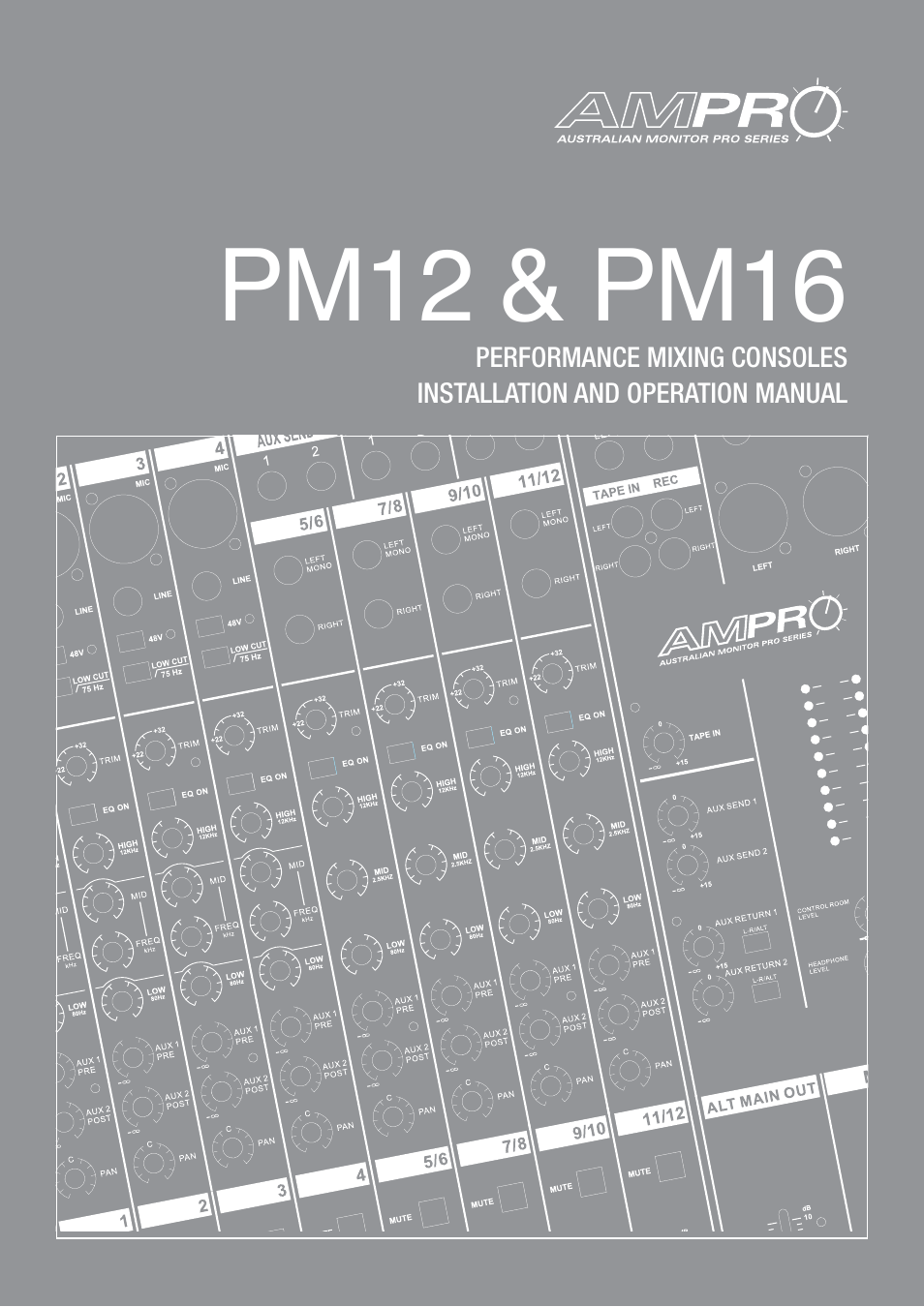 Australian Monitor PM16 User Manual | 16 pages