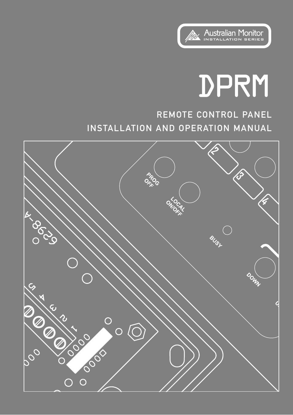 Australian Monitor DPRM User Manual | 8 pages