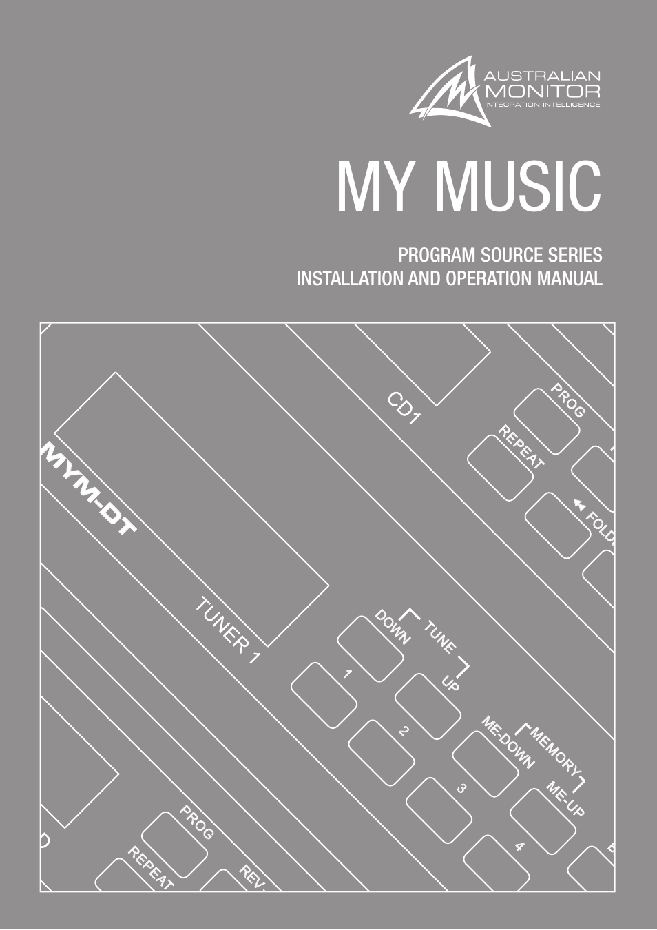 Australian Monitor My Music User Manual | 12 pages