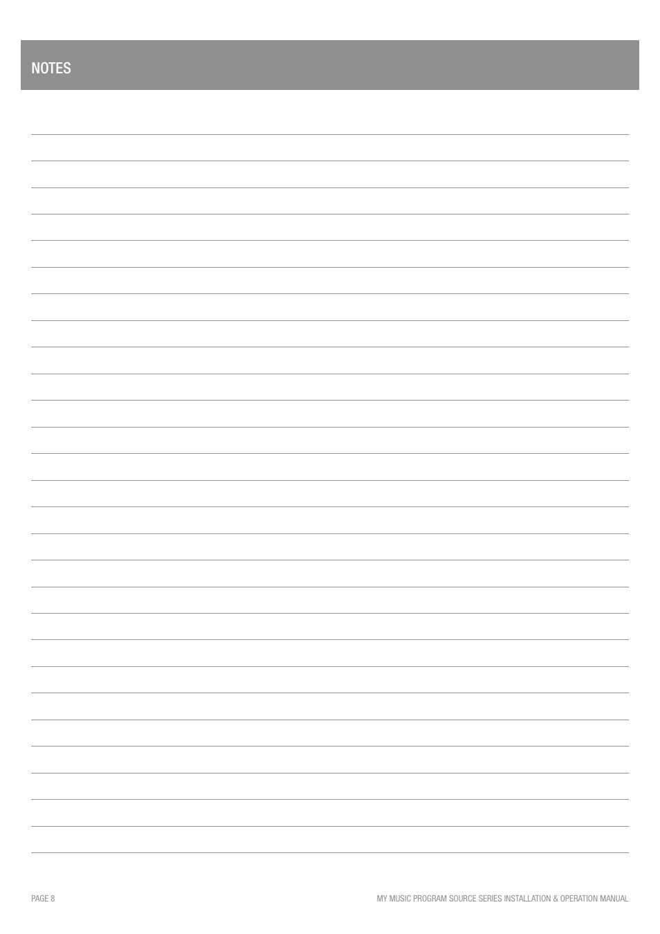Australian Monitor My Music User Manual | Page 10 / 12