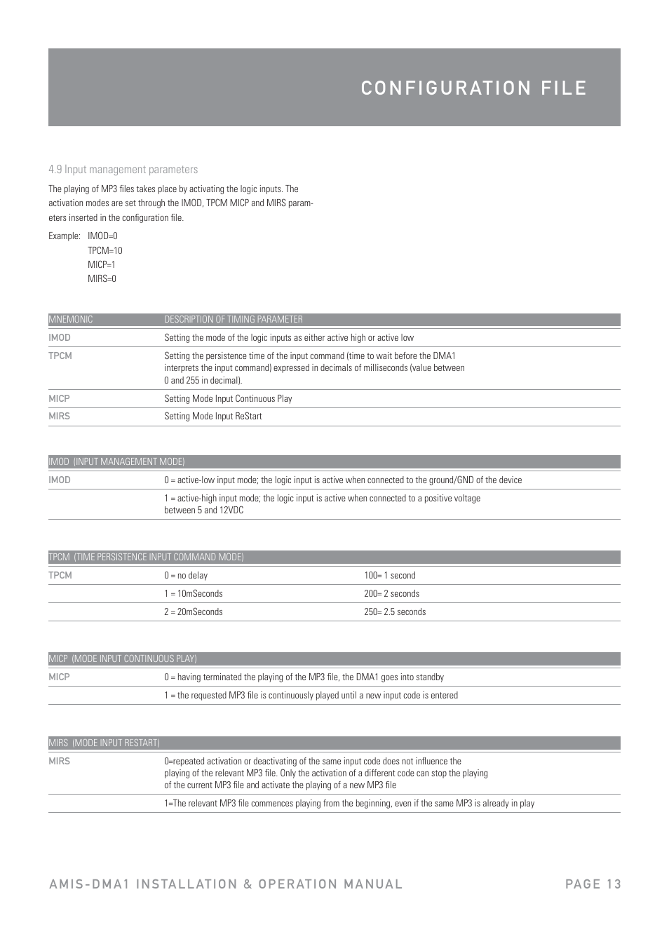 Australian Monitor DMA1 User Manual | Page 13 / 44