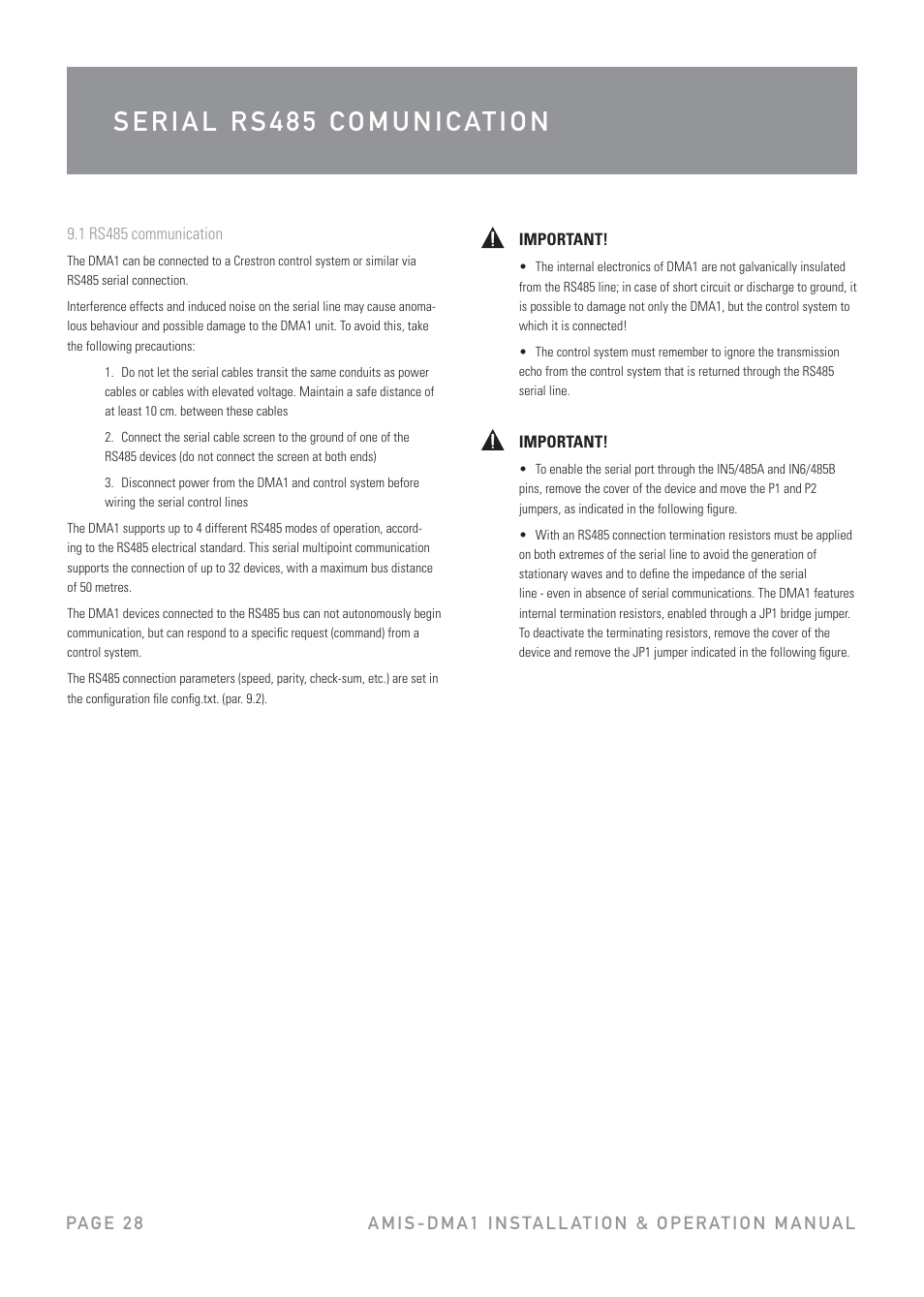 Australian Monitor DMA1 User Manual | Page 28 / 44