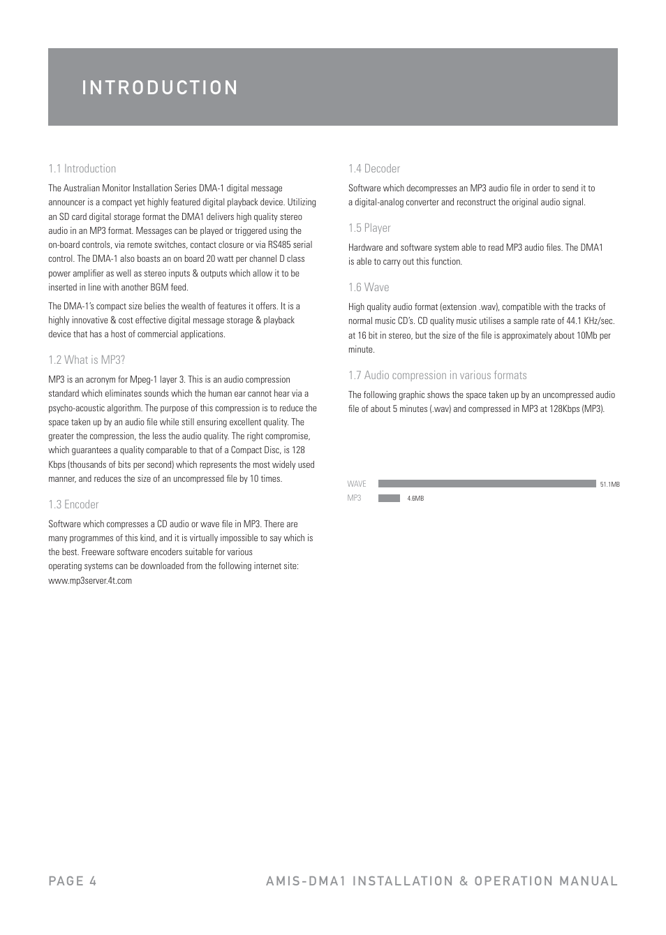 Australian Monitor DMA1 User Manual | Page 4 / 44