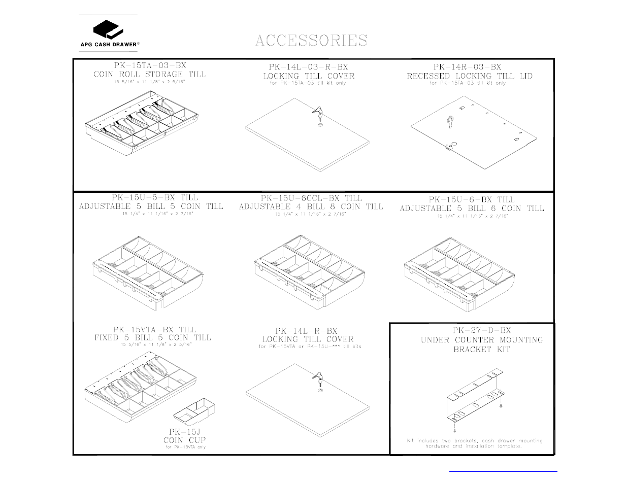 APG Cash Drawer Series 4000 User Manual | Page 2 / 2