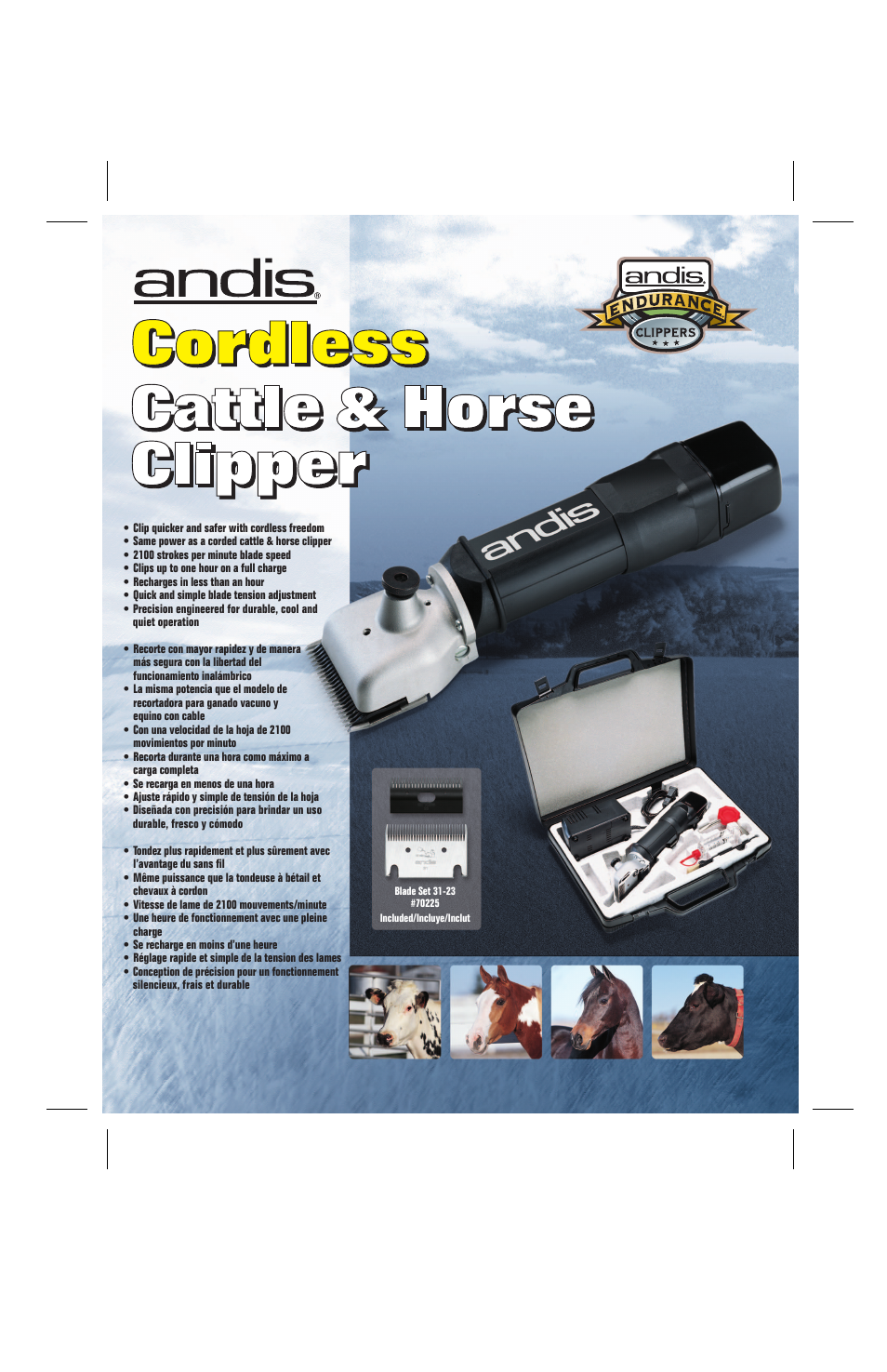 Andis Company RC 120V User Manual | 2 pages