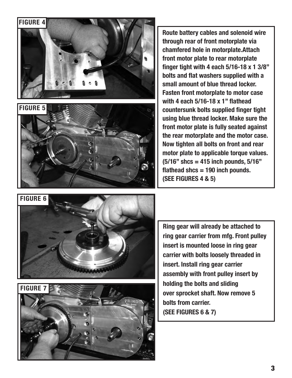 Rivera Primo Direct Drive Belt Drive User Manual | Page 3 / 8