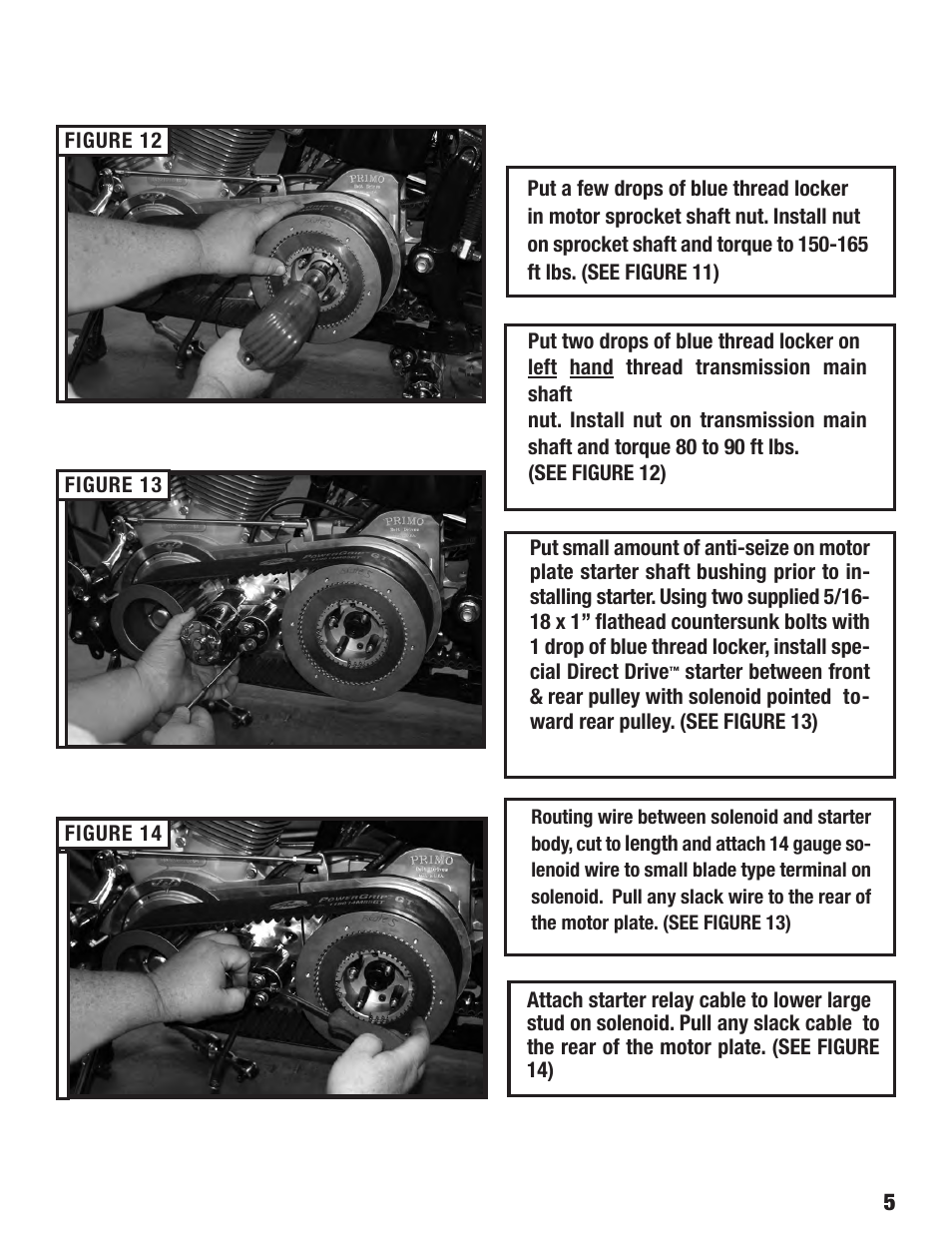 Rivera Primo Direct Drive Belt Drive User Manual | Page 5 / 8