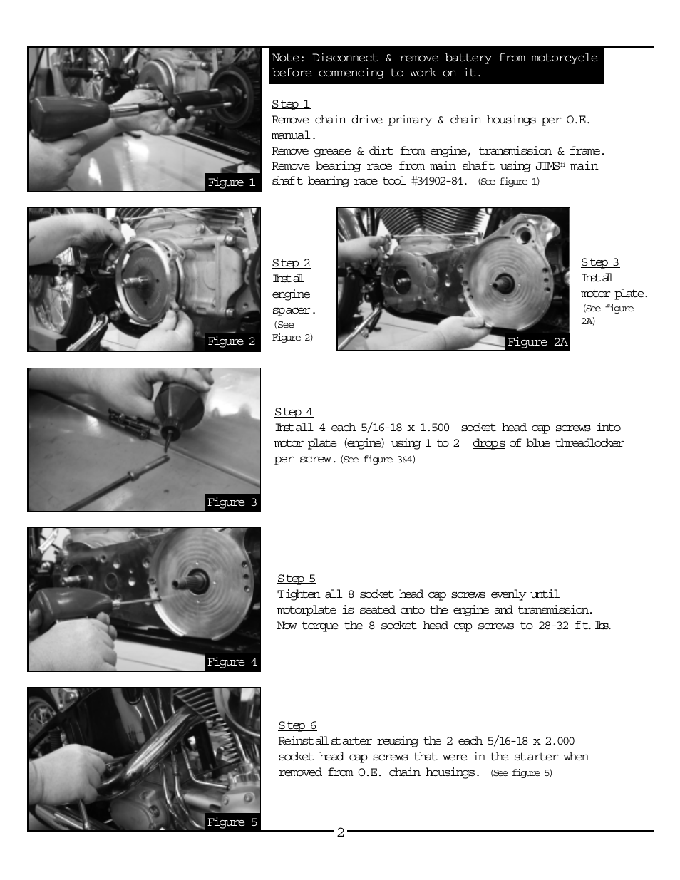 Rivera Primo Slimline Belt Drive User Manual | Page 2 / 5