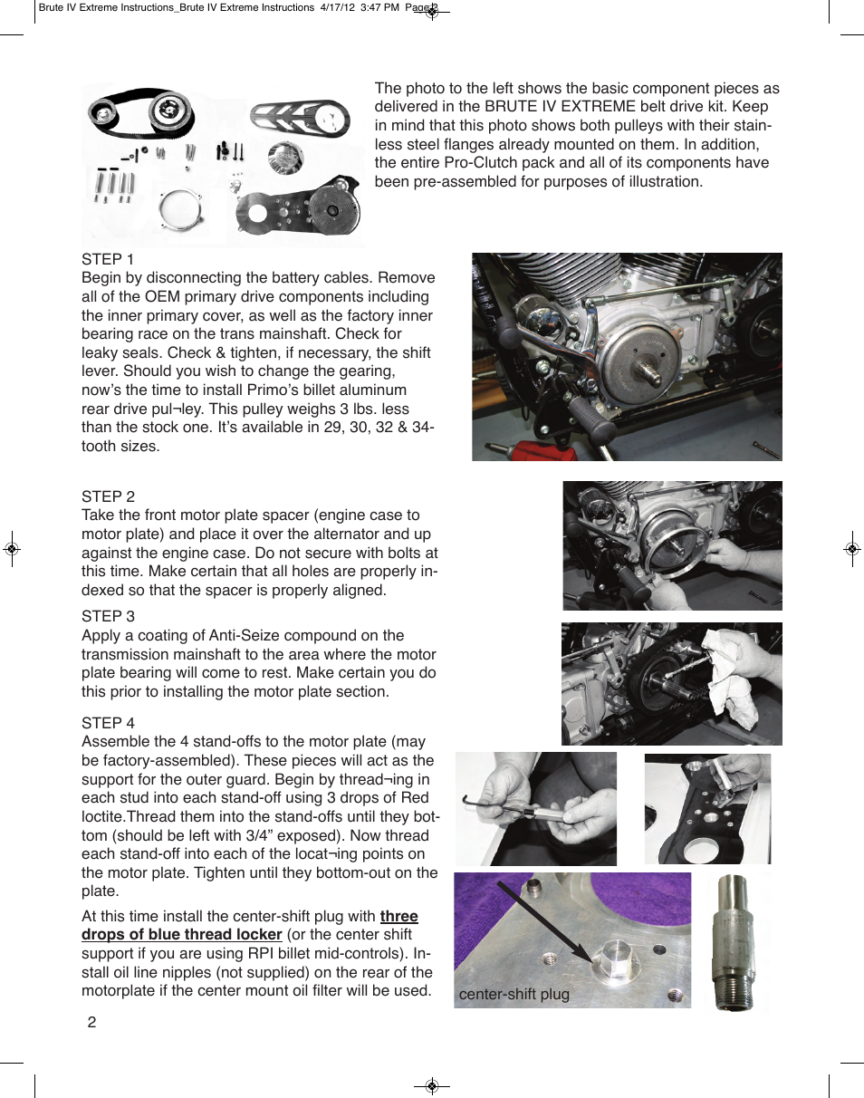 Rivera Primo Brute IV Extreme User Manual | Page 2 / 8