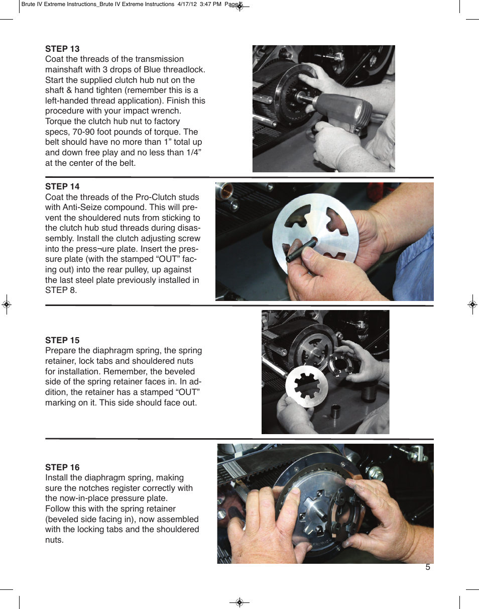 Rivera Primo Brute IV Extreme User Manual | Page 5 / 8