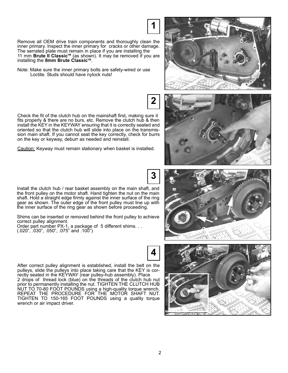 Rivera Primo Brute II Classic & Classic User Manual | Page 2 / 4