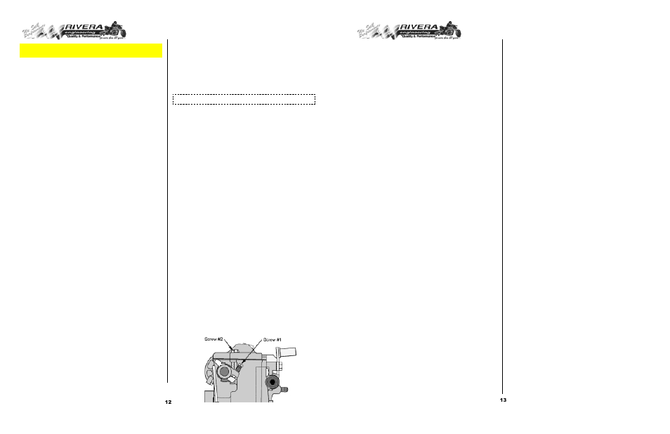 Dual | Rivera Primo Common Plenum Dual 42mm Mikuni Carburetor Kit (DMK) User Manual | Page 7 / 9