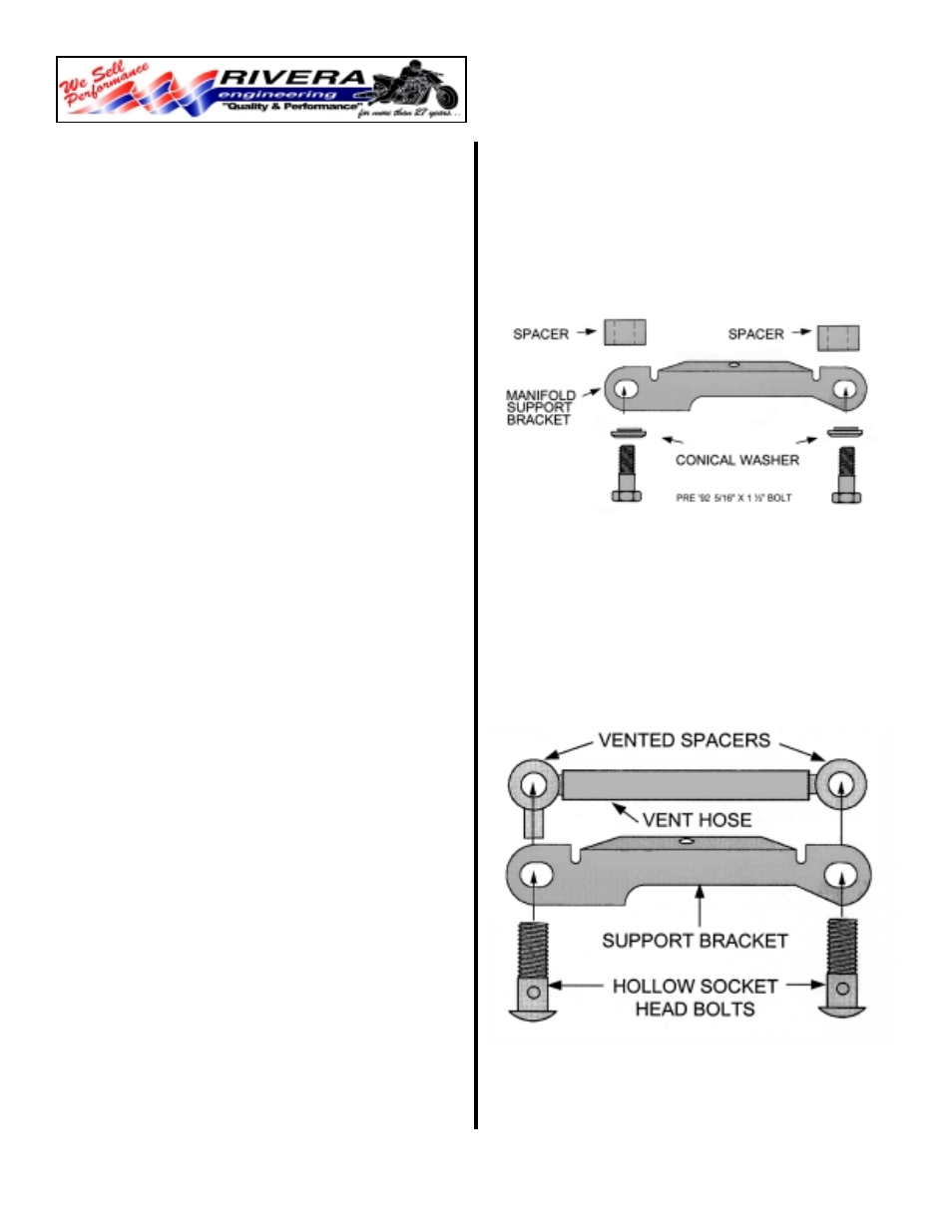 Rivera Primo Single Tilt Forward 42 Mikuni Carburetor Kit User Manual | Page 3 / 7