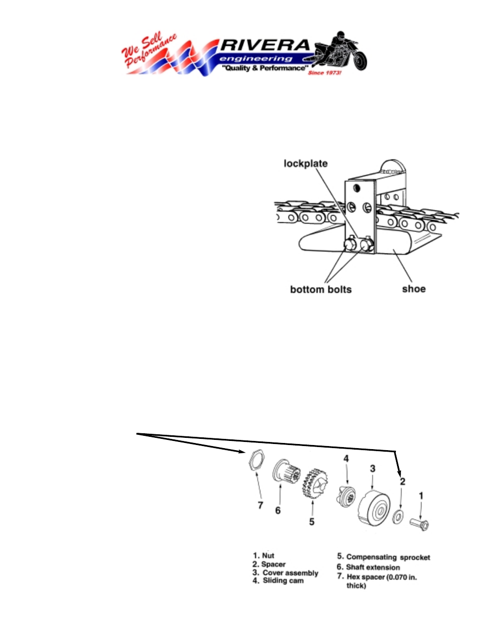 Rivera Primo Chain Drive User Manual | 2 pages