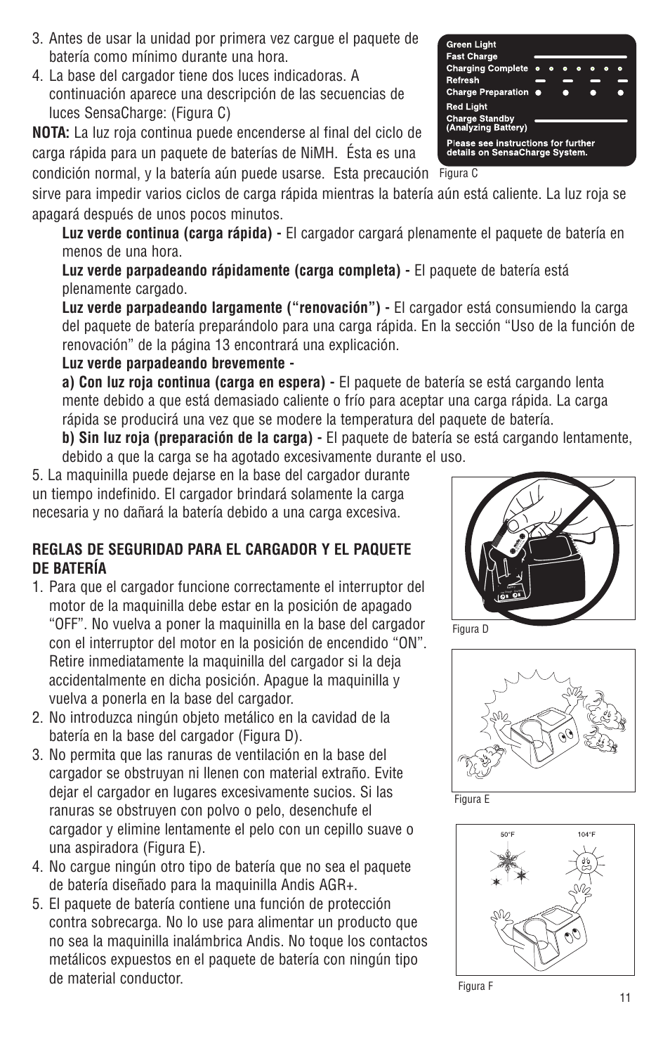 Andis Company Andis AGR+ AGRC User Manual | Page 12 / 26