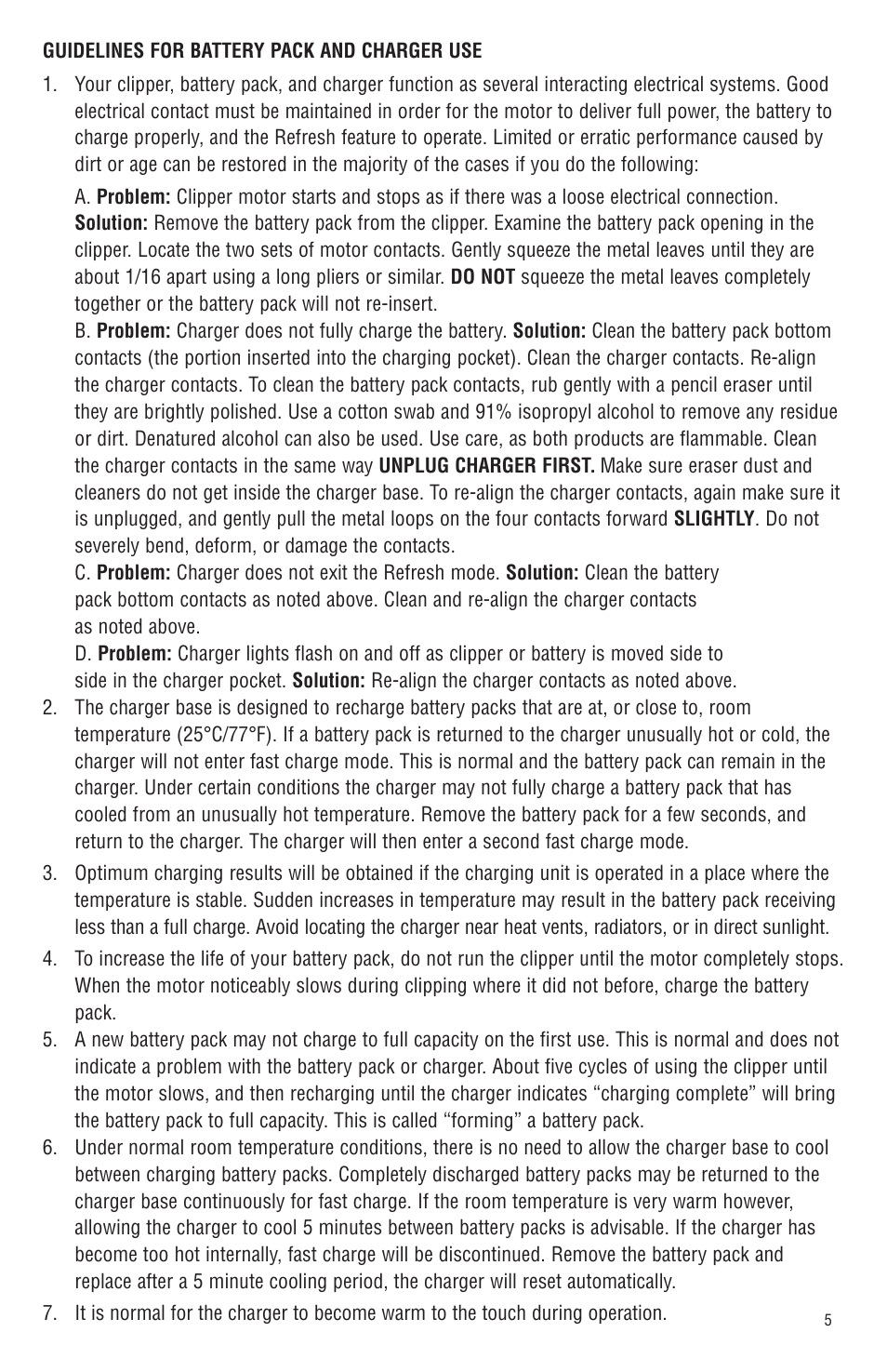 Andis Company Andis AGR+ AGRC User Manual | Page 6 / 26