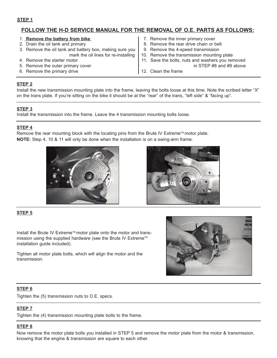 Rivera Primo 4 to 6-SPD Conversion Kit User Manual | Page 2 / 4