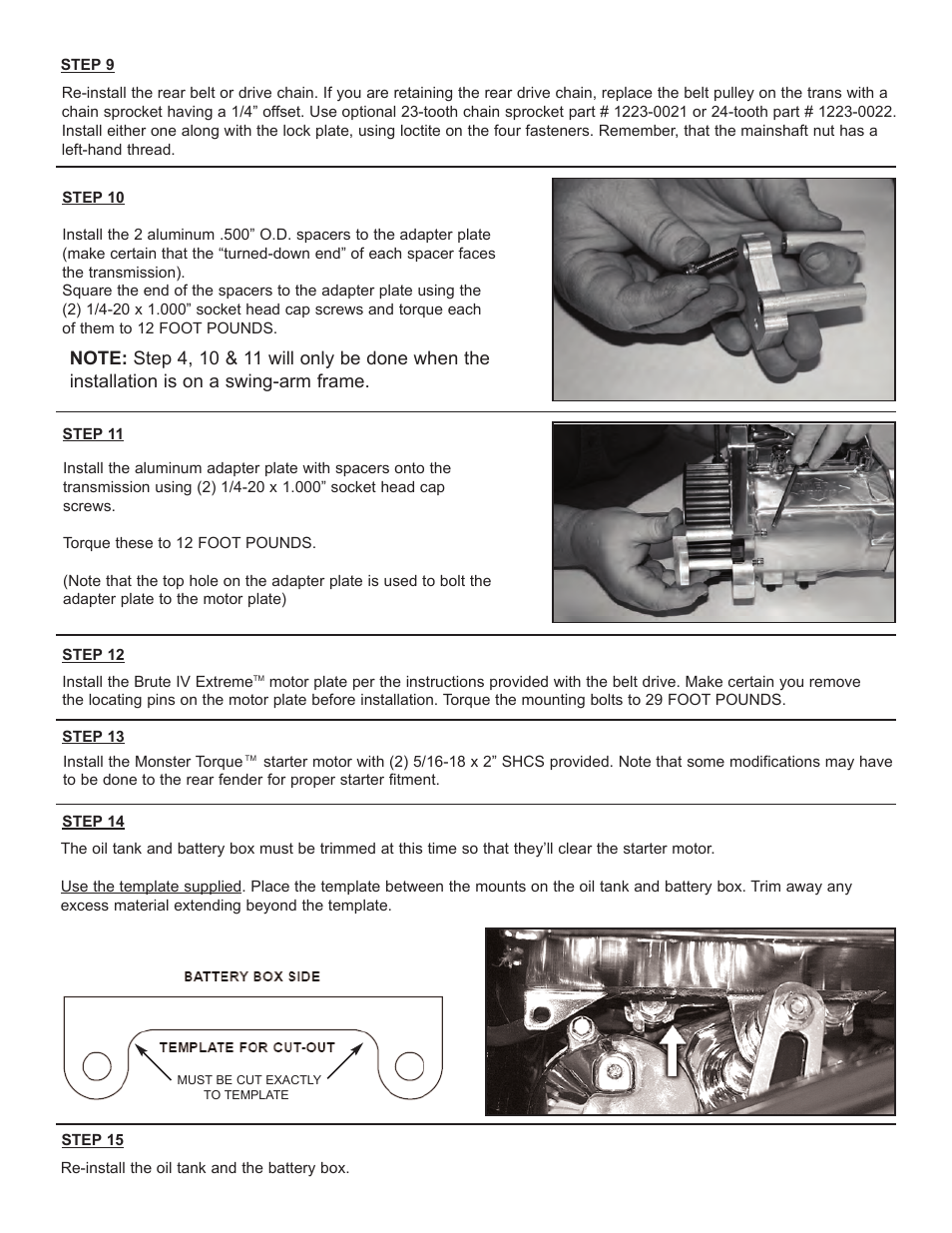 Rivera Primo 4 to 6-SPD Conversion Kit User Manual | Page 3 / 4