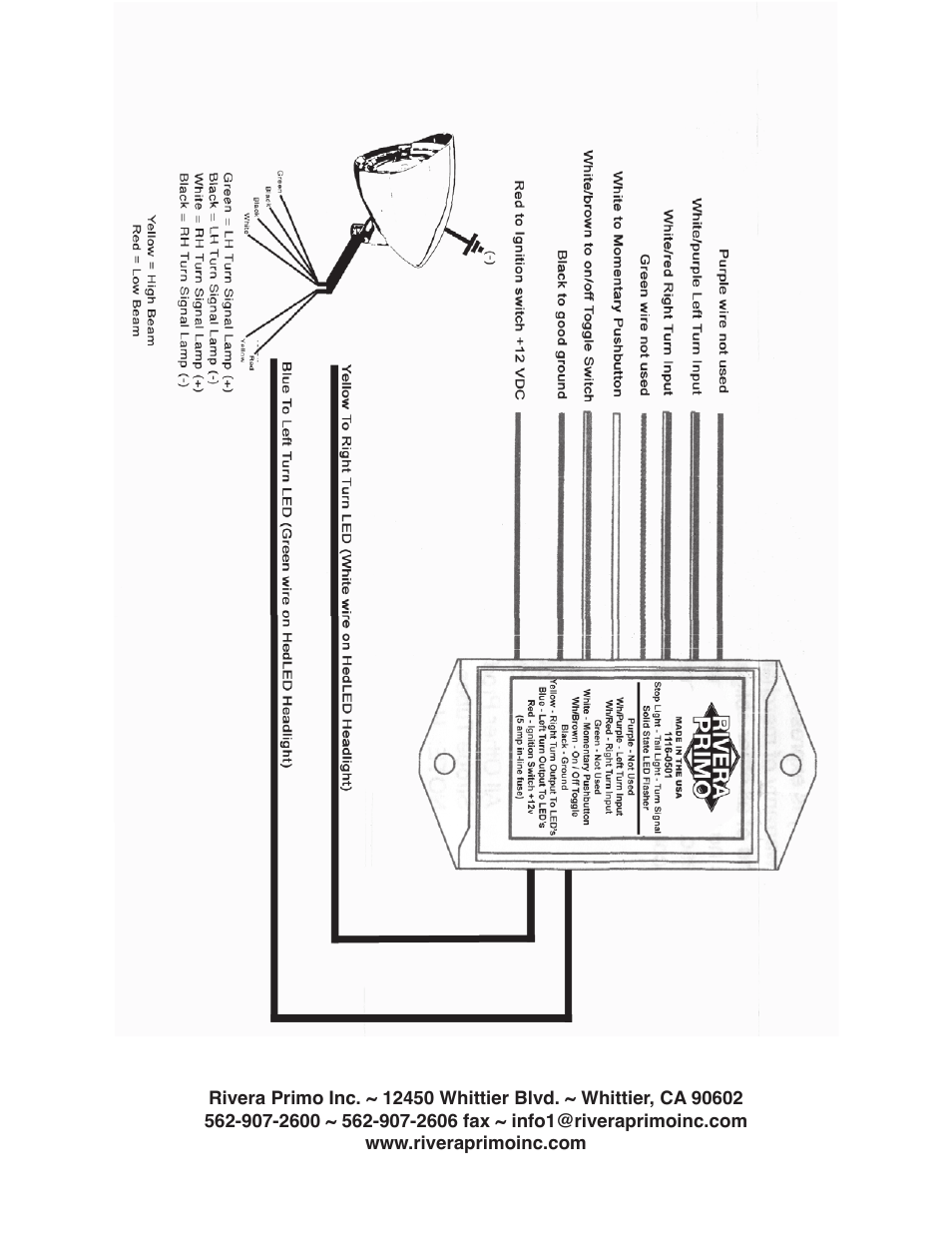 Rivera Primo 1116-0501 Solid State LED Controller User Manual | Page 2 / 4