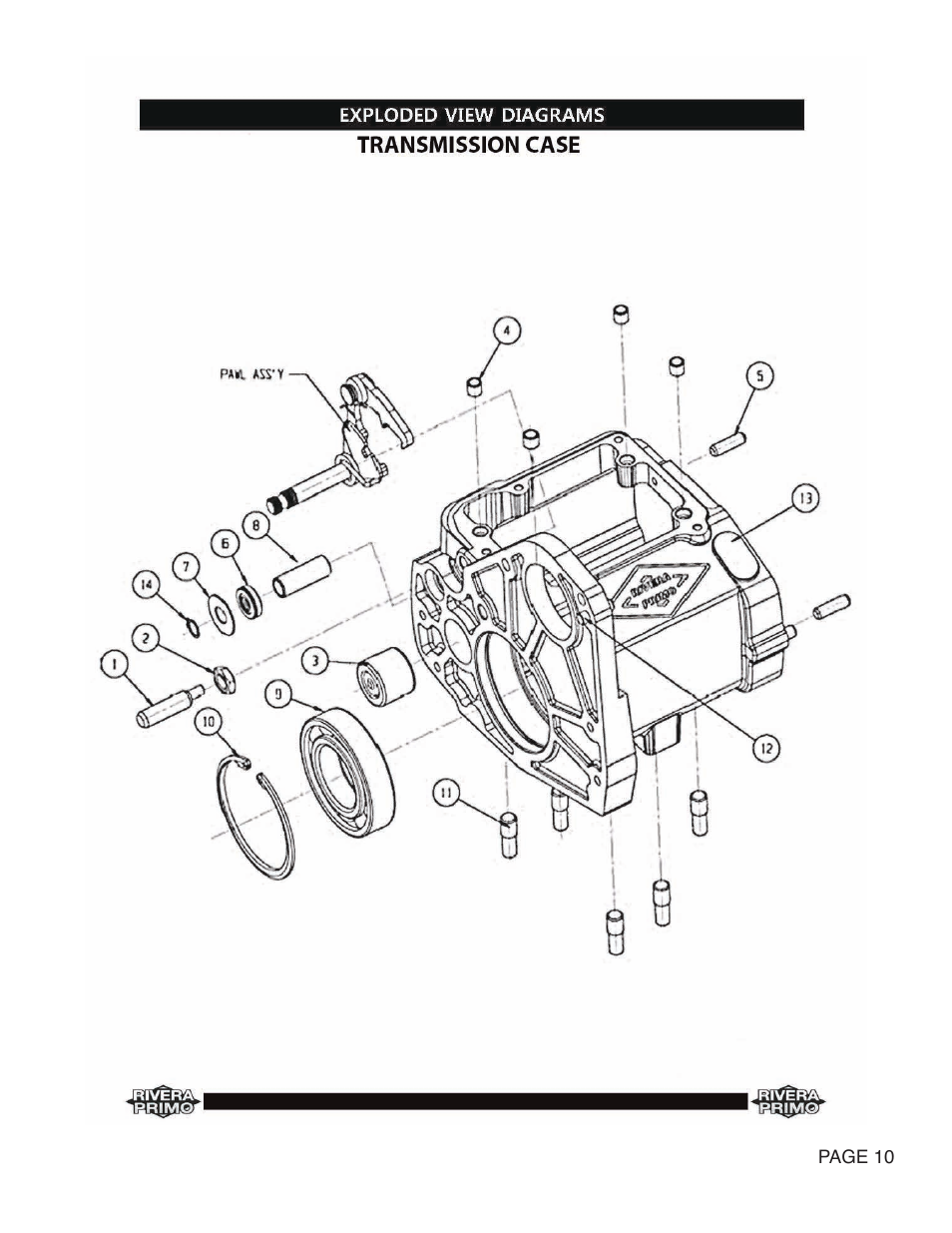 Rivera Primo Powerdrive Left Side Drive 6 Speed Transmission User Manual | Page 11 / 14