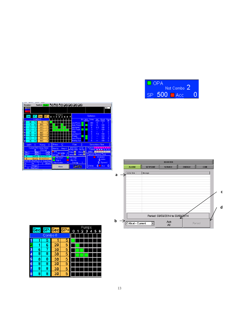 Alarms | Bell & Gossett 10-001-275 XLS Integrated Pump Controller User Manual | Page 13 / 57