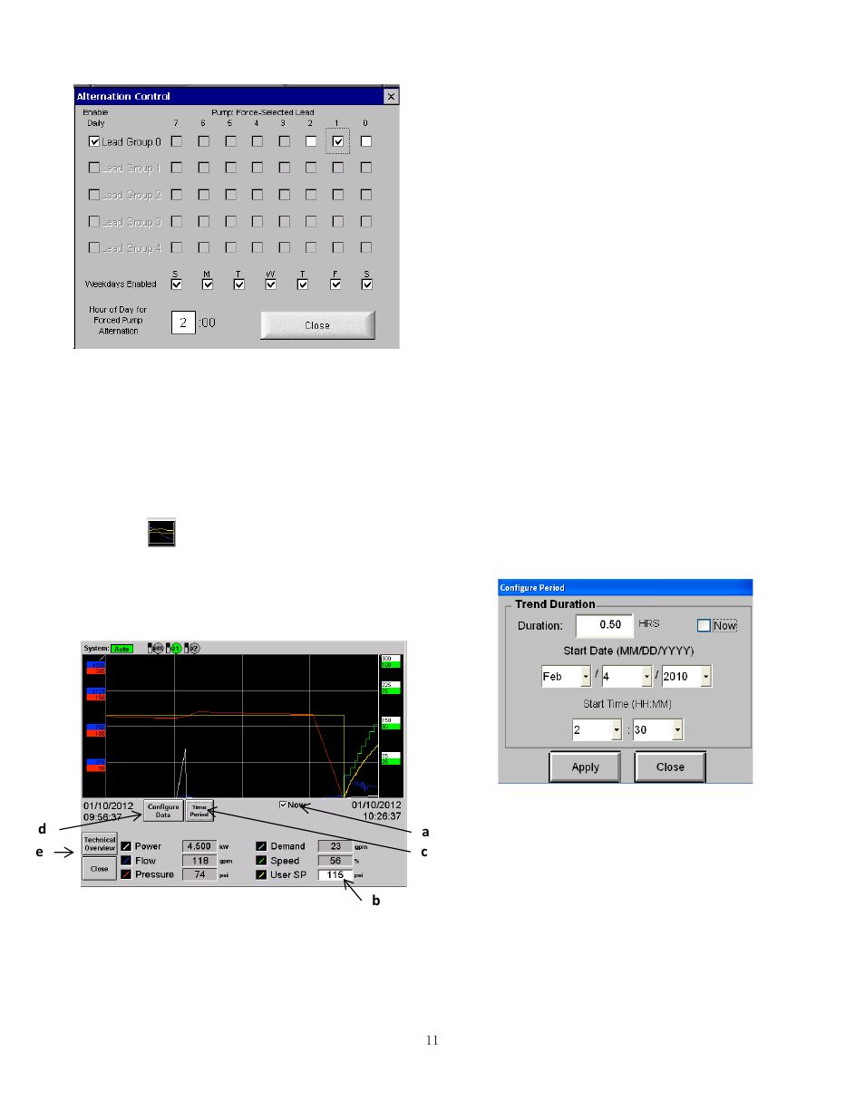 System view & trends | Bell & Gossett 10-001-278 XLS Integrated Pump Controller User Manual | Page 11 / 44