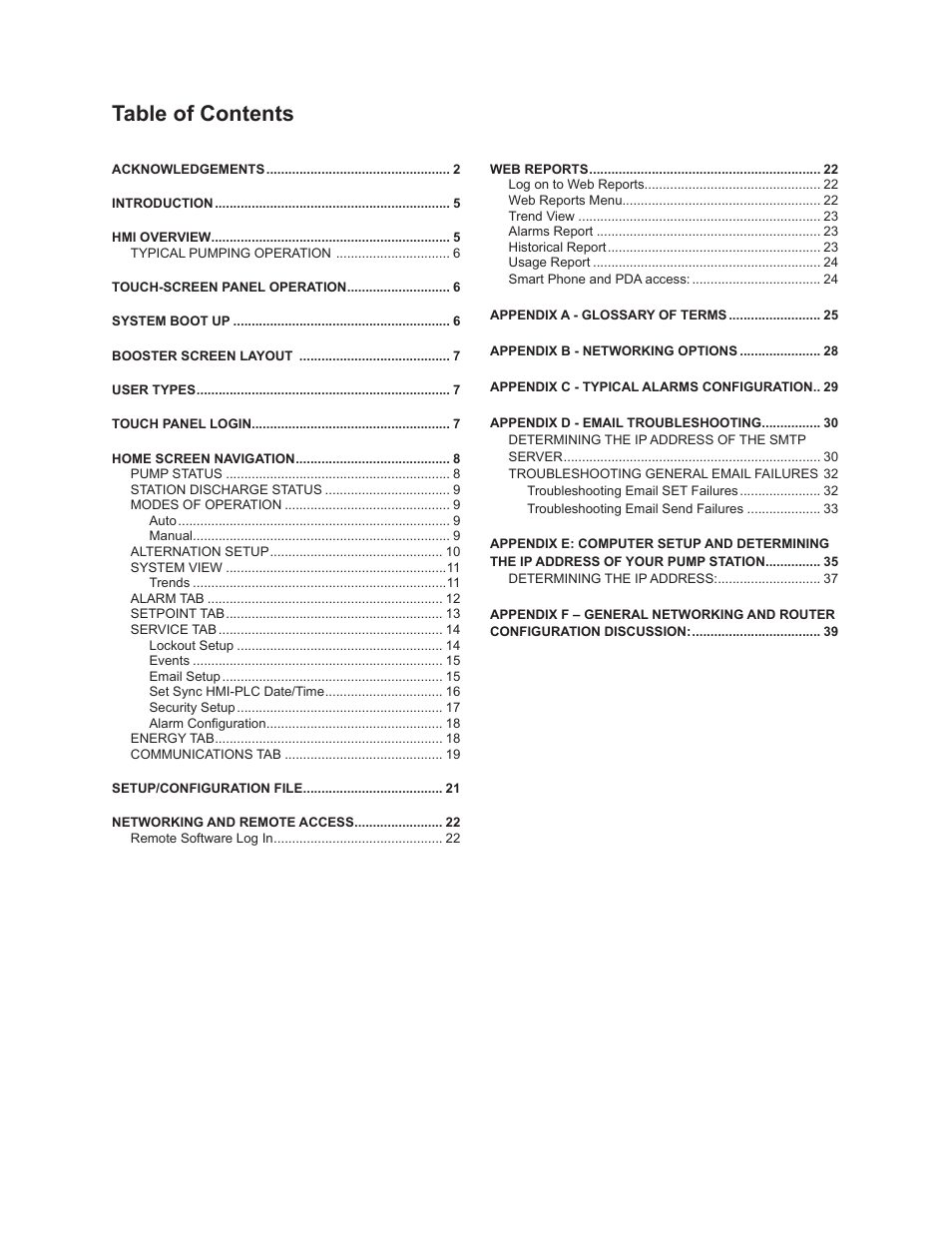 Bell & Gossett 10-001-278 XLS Integrated Pump Controller User Manual | Page 3 / 44