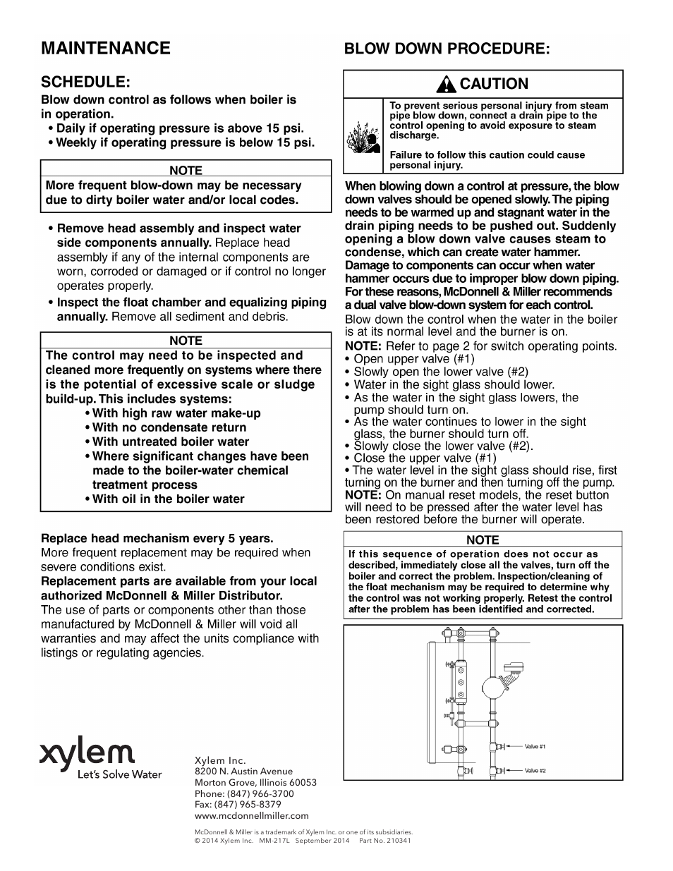 Bell & Gossett MM 217L Series 150S and 157S Low Water Cut-Offs/Pump Controllers User Manual | Page 12 / 12