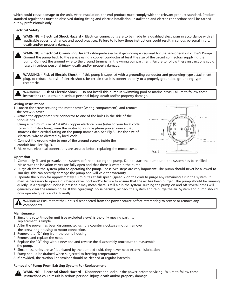 Bell & Gossett 6 71 075 110A The ecocirc auto/vario Series Pumps User Manual | Page 3 / 4