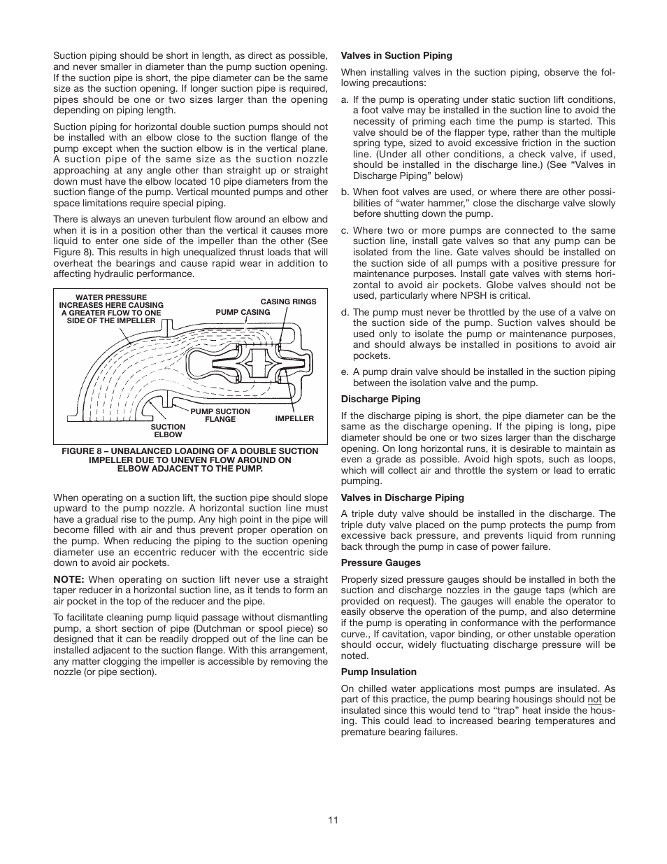 Bell & Gossett AC8584D Series HSCS Base Mounted Centrifugal Pumps User Manual | Page 11 / 32