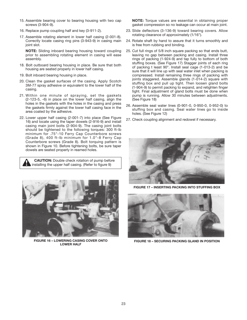 Bell & Gossett AC8584D Series HSCS Base Mounted Centrifugal Pumps User Manual | Page 23 / 32