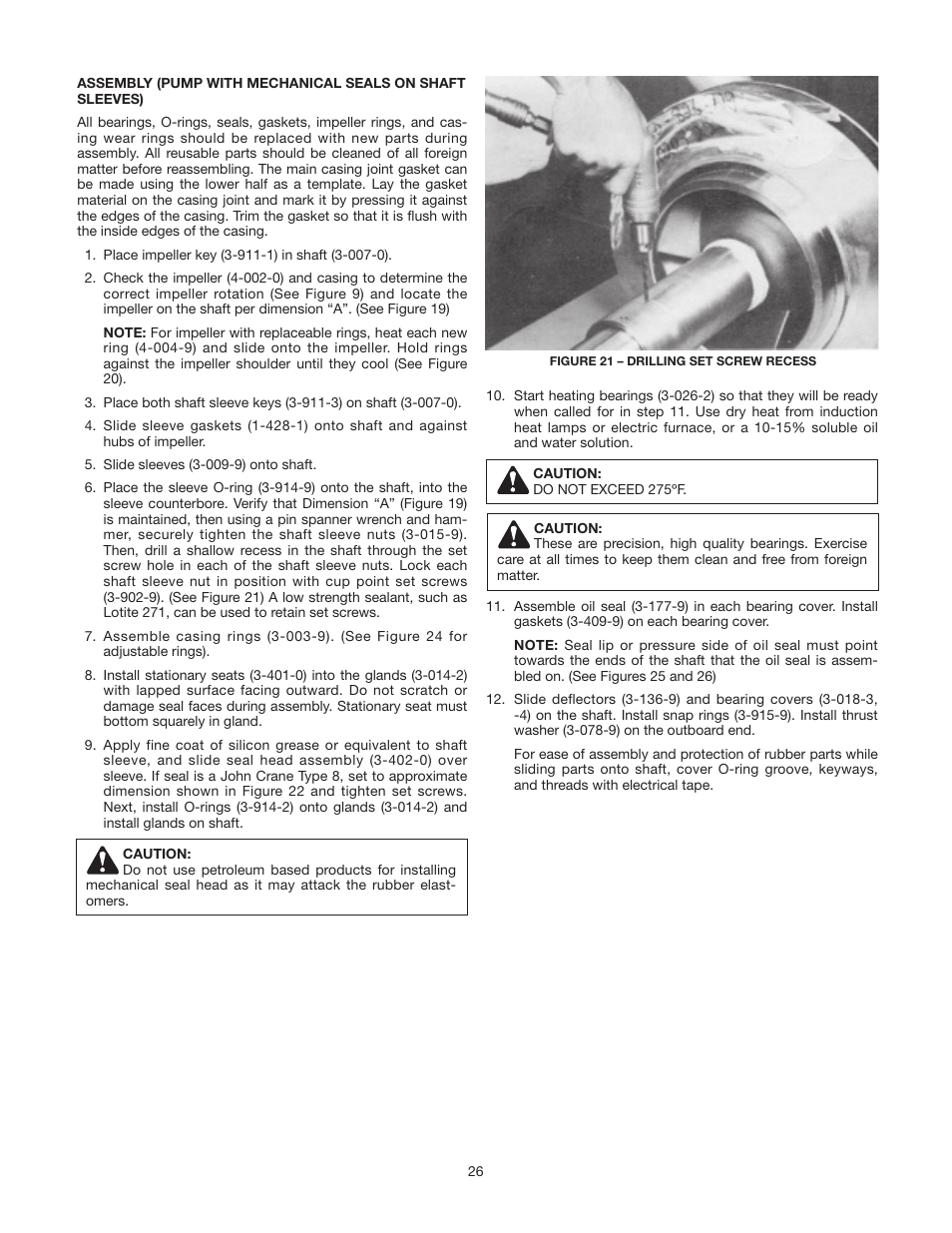 Bell & Gossett AC8584D Series HSCS Base Mounted Centrifugal Pumps User Manual | Page 26 / 32