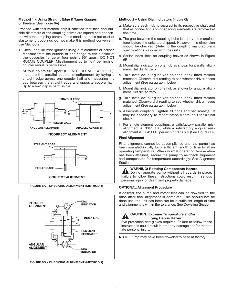 Bell & Gossett AC8584D Series HSCS Base Mounted Centrifugal Pumps User Manual | Page 8 / 32
