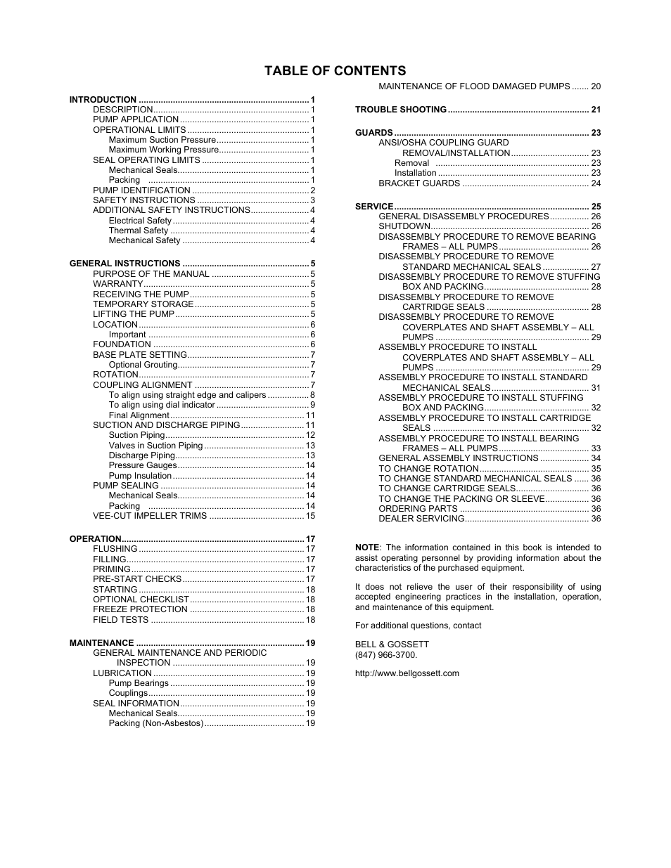 Bell & Gossett P5002169C Series VSCS User Manual | Page 2 / 40