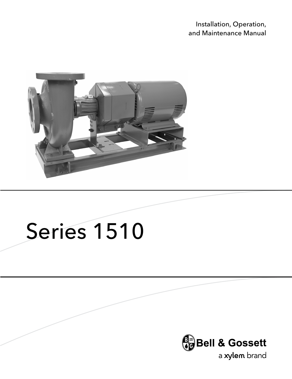 Bell & Gossett P81673 REV I Series 1510 User Manual | 44 pages