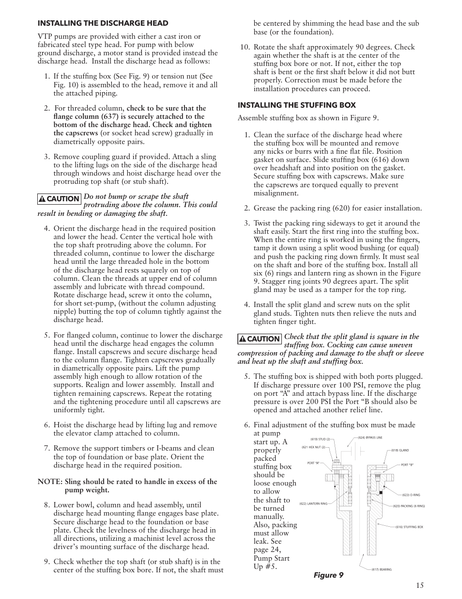 Bell & Gossett VTP2006 Series VTP – Vertical Turbine Pumps User Manual | Page 15 / 72