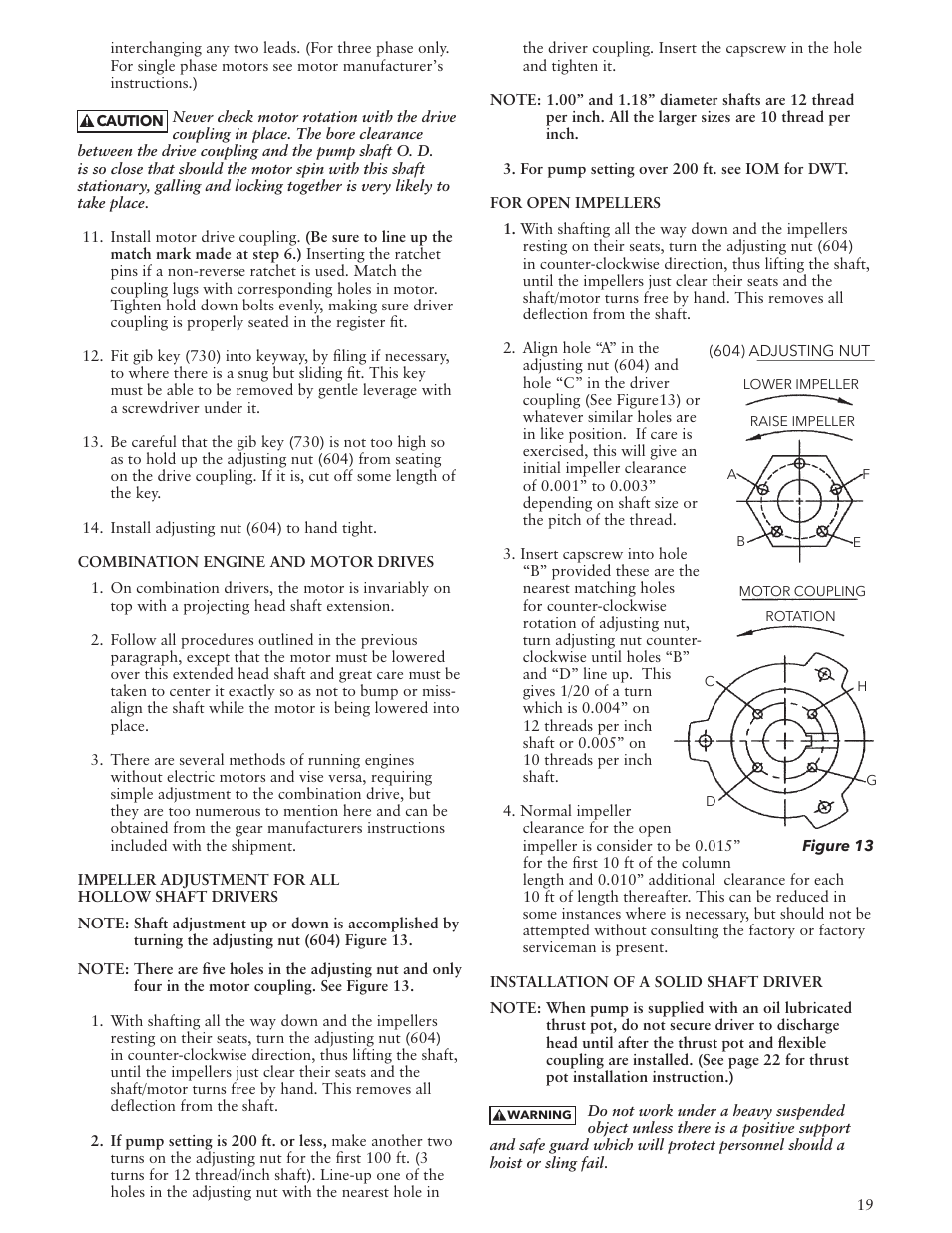 Bell & Gossett VTP2006 Series VTP – Vertical Turbine Pumps User Manual | Page 19 / 72