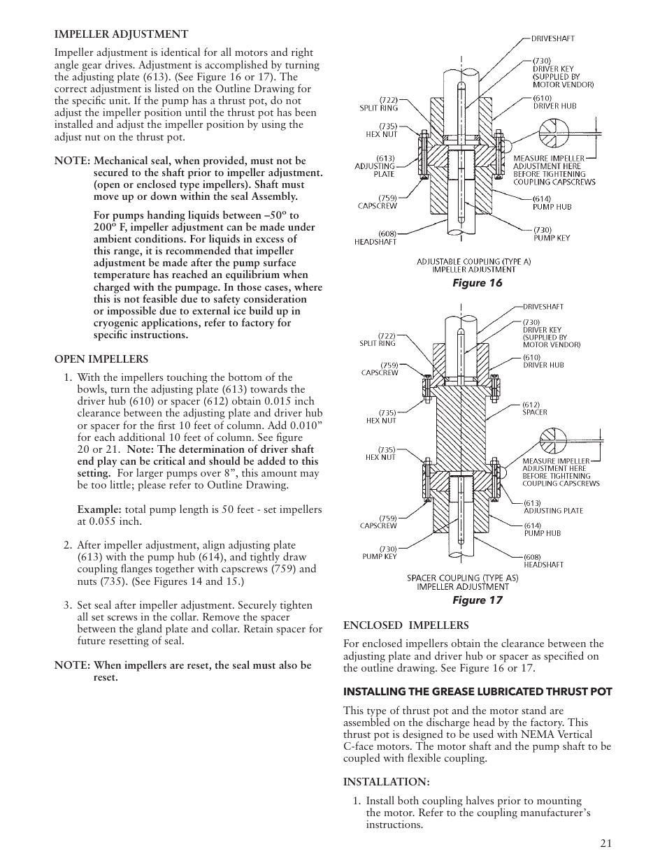 Bell & Gossett VTP2006 Series VTP – Vertical Turbine Pumps User Manual | Page 21 / 72
