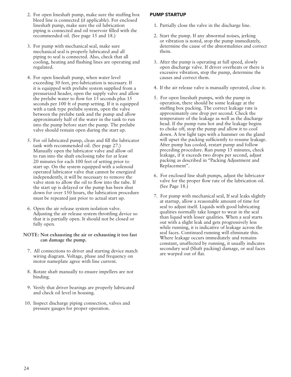 Bell & Gossett VTP2006 Series VTP – Vertical Turbine Pumps User Manual | Page 24 / 72