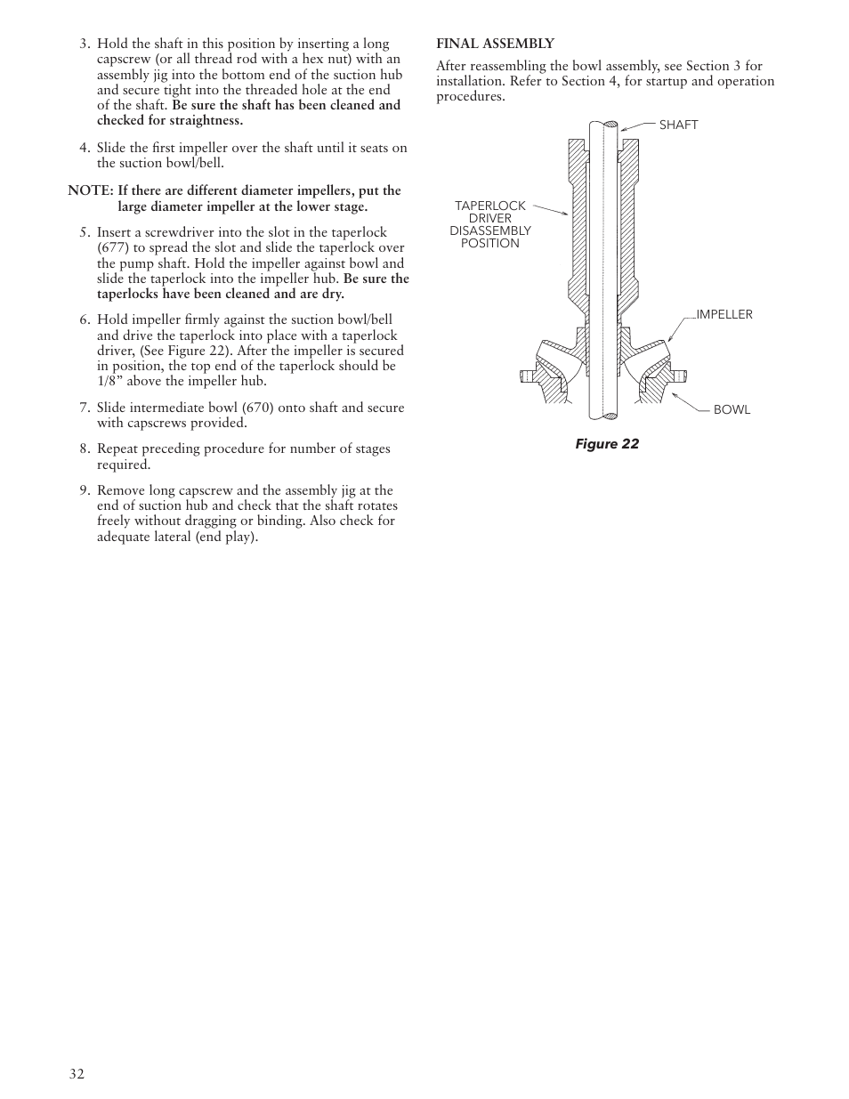 Bell & Gossett VTP2006 Series VTP – Vertical Turbine Pumps User Manual | Page 32 / 72