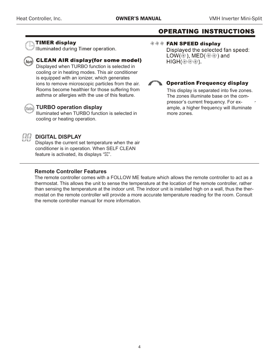 Comfort-Aire VMH 24 User Manual | Page 5 / 14