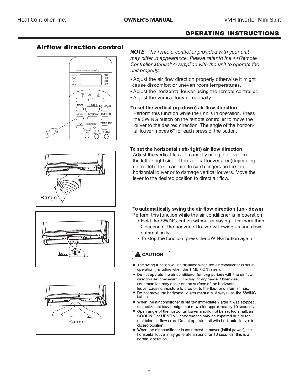 Comfort-Aire VMH 24 User Manual | Page 7 / 14