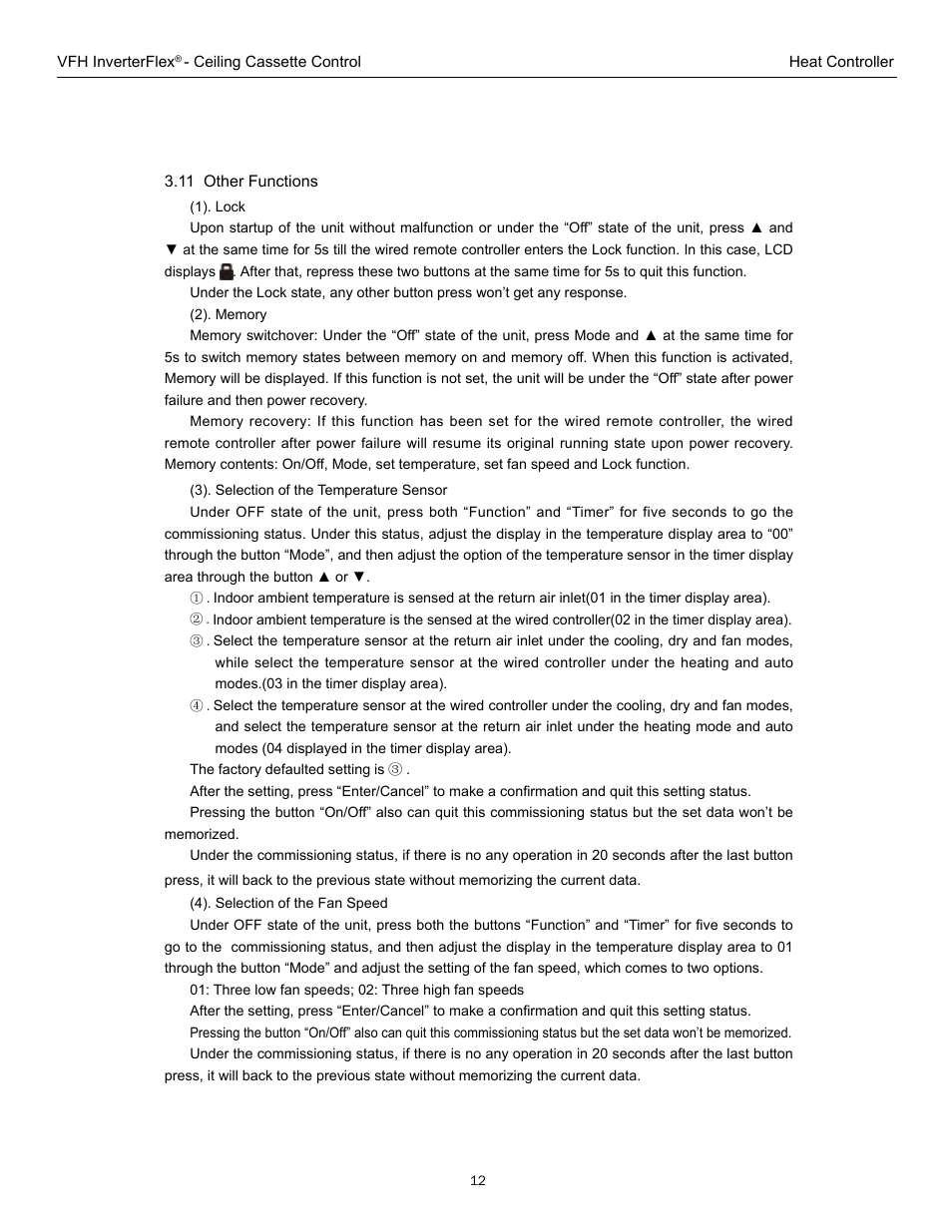 Comfort-Aire VFH 24 CA User Manual | Page 14 / 24